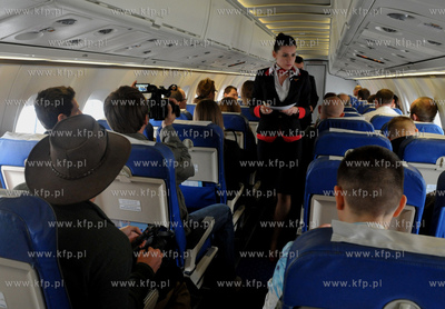 Promocyjny i oficjalnie pierwszy lot na trasie Gdansk...