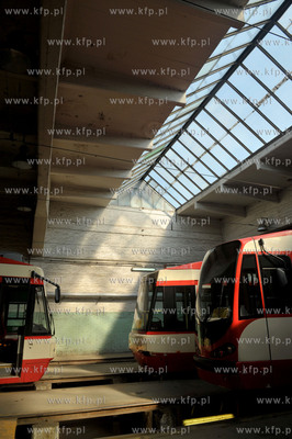Gdansk, Strzyza. Zajazdnia tramwajowa Wrzeszcz. 21.06.2013...