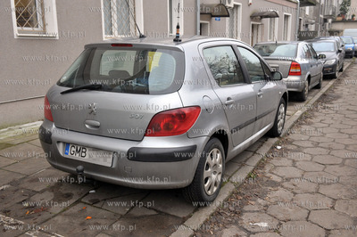 Samochody z rejestracjami spoza Gdanska zaparkowane...