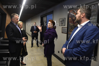 Wizyta ambasador USA w Polsce  Georgette Mosbacher...