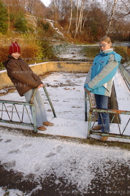 Gdańsk Orunia. Stary nieczynny basen przy domu dziecka...
