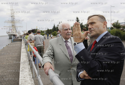 Gdynia. Spotkanie Prezydenta Gdyni Wojciecha Szczurka...