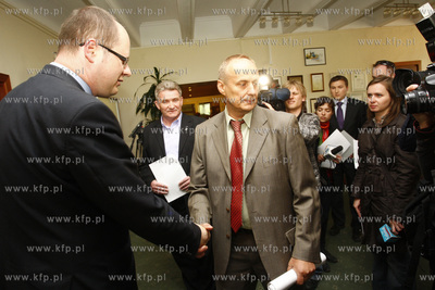 Spotkanie prezydenta miasta Gdanska Pawla Adamowicza...