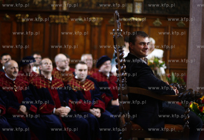 Gdansk. Dwor Artusa. Uroczysta sesja Rady Miasta ,...
