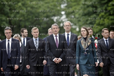 Gdansk Westerplatte. Delegacja Niemieckiej Federacji...