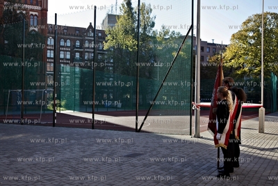 Uroczyste otwarcie boisk do koszykowki i pilki noznej...