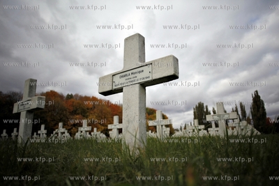 Cmentarz zolnierzy francuskich w Gdansku. 23.10.2012...