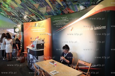 38 Gdynia Festiwal Filmowy. Nz. stanowisko Stowarzyszenia...