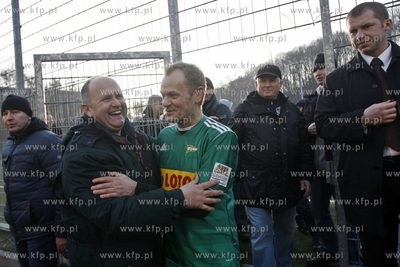 Gdansk. Boisko przy ul. Traugutta.  Sylwestrowy mecz...