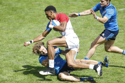Gdynia. Mistrzostwa Europy w Rugby 7. Mecz  Włochy...