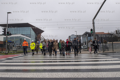 Gdańsk. Otwarcie nowego przejścia naziemnego na wysokości...