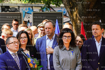 Gdańsk Wrzeszcz. Uroczystość odsłonięcia tablicy...