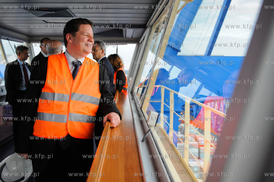 Gdansk. Terminal kontenerowy DCT. Wizyta przedstawicieli...