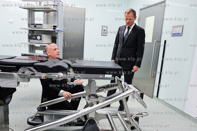 Gdansk. Uroczystosc zakonczenia budowy Centrum Medycyny...