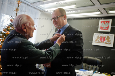 Gdansk. Urzad Miasta. Pawel Adamowicz prezydent Miasta...