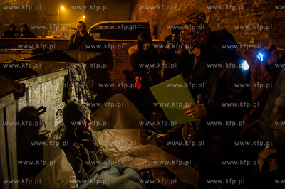 Gdansk. Prowadzone na terenie miasta liczenie osob...