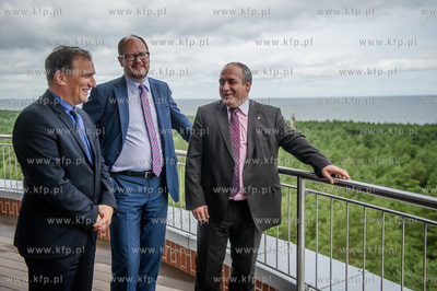 Gdansk. Sobieszewo. Prezentacja zbiornika na wode Kazimierz...