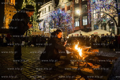 Gdansk. Dlugi Targ. Zuchy i harcerze Choragwi Gdanskiej...
