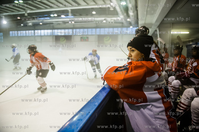 Gdańsk. Oliwa. Mała tafla Hali Olivia. Mecz inaugurujacy...