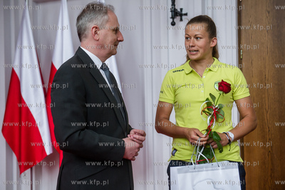 Gdańsk. Urząd Wojewódzki. Spotkanie Wojewody Pomorskiego...