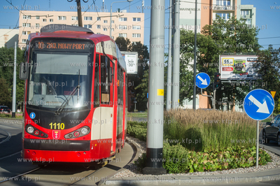 Gdańsk. Morena. Linia tramwajowa Piecki - Migowo....