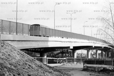 Nowo otwarty wiadukt nad torami wzdłuż ulicy Chopina...