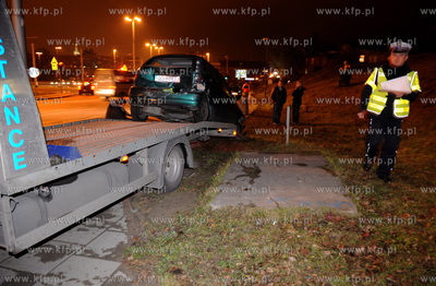 Gdansk. Ulica Armii Krajowej. Grozny wypadek w ktorym...