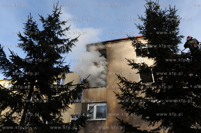 Sopot. Pozar mieszkania na ulicy Jana Sobieskiego 67....