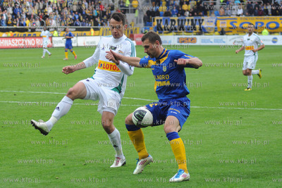 Mecz na zakonczenie kolejki Ekstraklasy derby Arka...