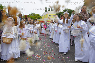 Procesja Bozego Ciala parafii sw. Maksymiliana Kolbe...