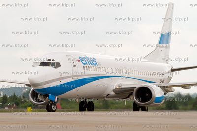 Port Lotniczy Gdansk im. Lecha Walesy. Nz.Boeing 737...