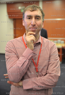 Gdynia. Hotel Nadmorski. Konferencja prasowa turnieju...