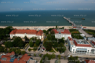Sopot z lotu ptaka. 28.06.2009 fot. Kacper Kowalski...