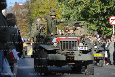 Gdansk, huczne obchody 90 rocznicy odzyskania niepodleglosci....