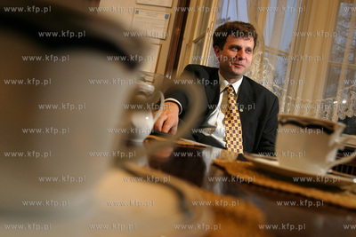 Jacek Karnowski -prezydent Sopotu.25.11.2003fot....