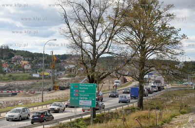 Budowa wezla drogowego Karczemki i trasy WZ w Gdansku...