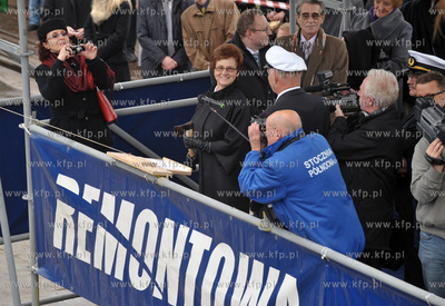 Danuta Walesowa zostala matka chrzestna promu fiordowego...