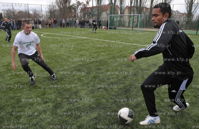 Gdansk, Suchanino. Otwarcie zespolu boisk w Gimnazjum...