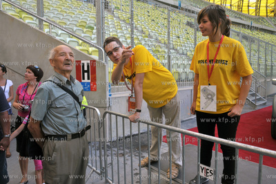 Dzien otwarty nowego gdanskiego stadionu PGE Arena....