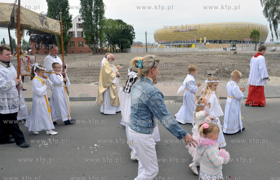 Procesja Bozego Ciala parafii sw. Anna i Joachima....
