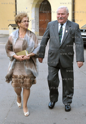 Urodziny Lecha Walesy w Palacu Opatow w Gdansku Oliwie....