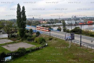 Gdansk. Otwarcie Mostu Siennickiego dla ruchu samochodowego....