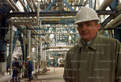 Wlodzimierz Dyrka , prezes Rafinerii Gdanskiej . 19.04.99...