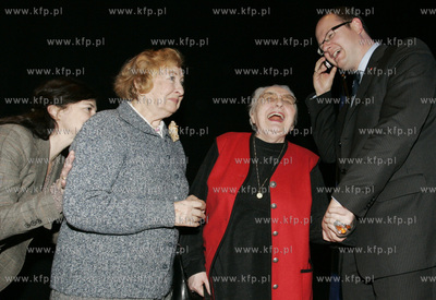 Gdansk. Kino Zak. Pomorski wieczor wyborczy Platformy...