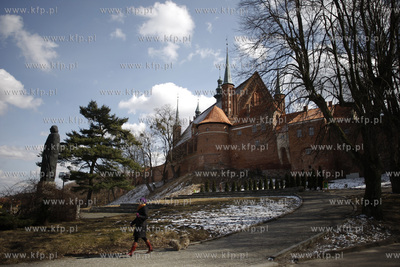 Frombork. Wzgorze katedralne z Bazylika Archikatedralna...