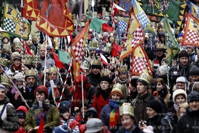 Orszak trzech kroli przeszedl ulicami Gdanska.
06.01.2012
fot....