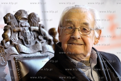 Gdansk. Ratusz Glownego Miasta. Konferencja prasowa...