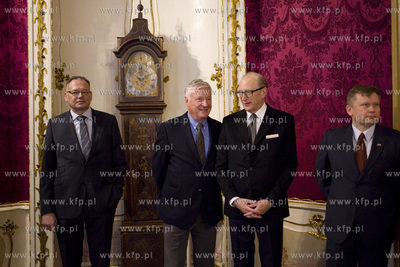 Gdańsk. Dom Uphagena. Spotkanie noworoczne Korpusu...