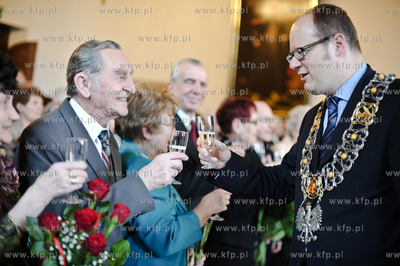 Jubileusz pozycia malzenskiego par 50 plus w Ratuszu...