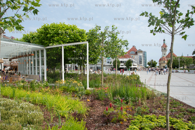 Sopot. Plac  Zielony Plac Przyjaciół Sopotu . 05.07.2023...